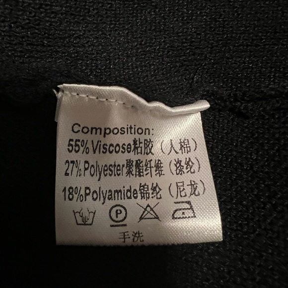 NWT Knit Mix gold pocket detail faux button front dress size M - Picture 10 of 10